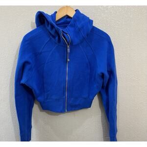 Lululemon Scuba Full Zip Cropped Hoddie Size S